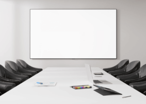 Premium Projector Screens for Executive Boardrooms